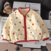 秋季 洋气婴儿衣服摇粒绒保暖童装 男女童上衣 2025新款 宝宝外套秋装