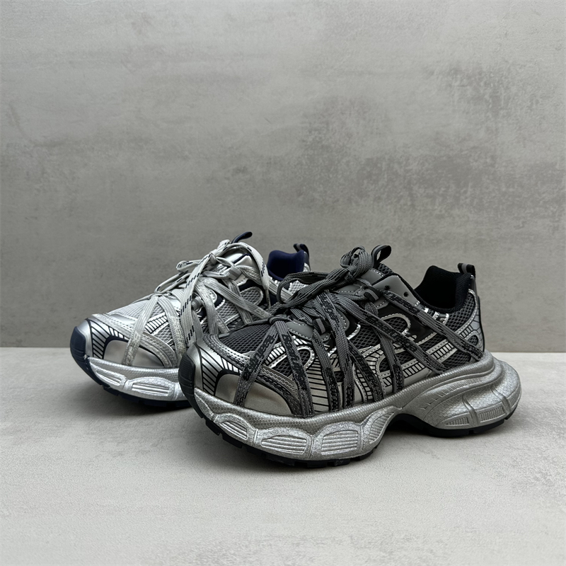 2025秋款断码处理女鞋圆头厚底舒适百搭运动休闲鞋网面透气老爹鞋