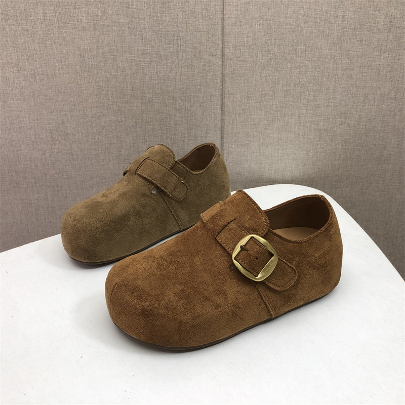 撤柜断码厚底勃肯鞋一脚蹬女单鞋