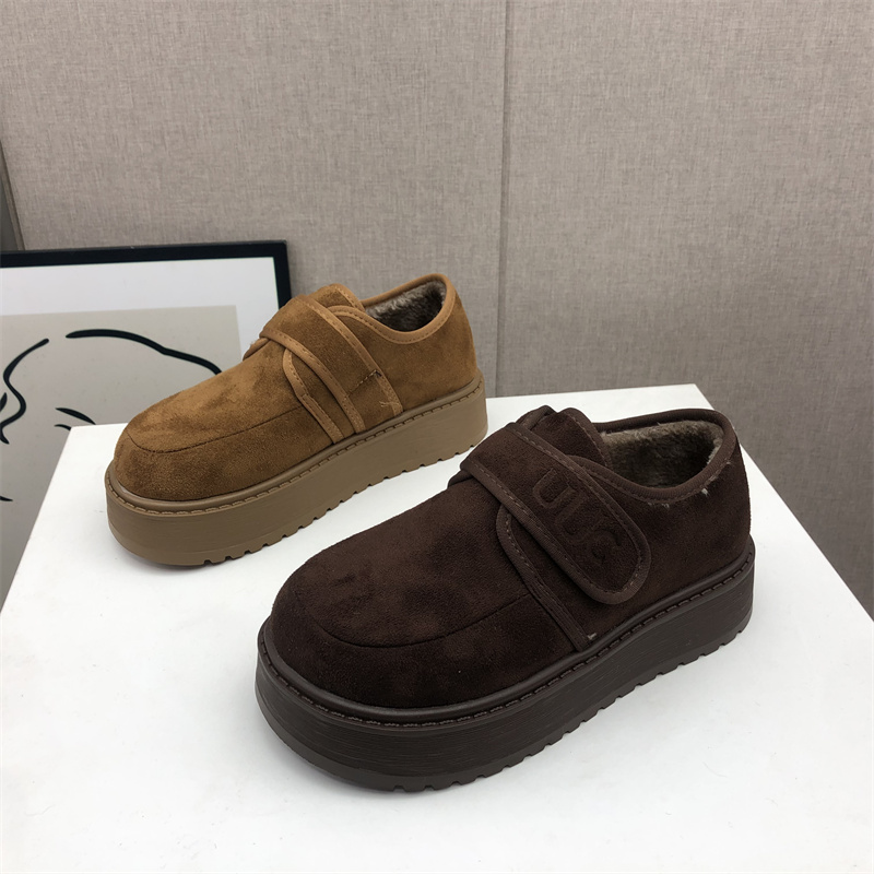 断码处理加绒保暖平底勃肯鞋女鞋