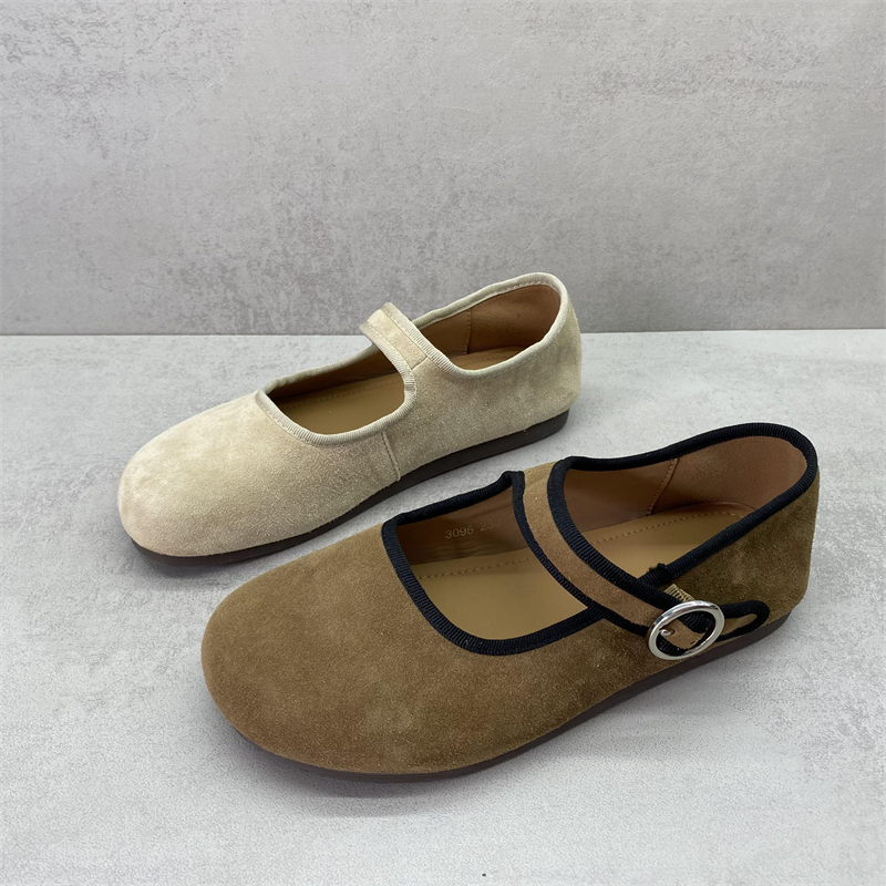 断码处理女鞋复古一辽扣玛丽珍鞋