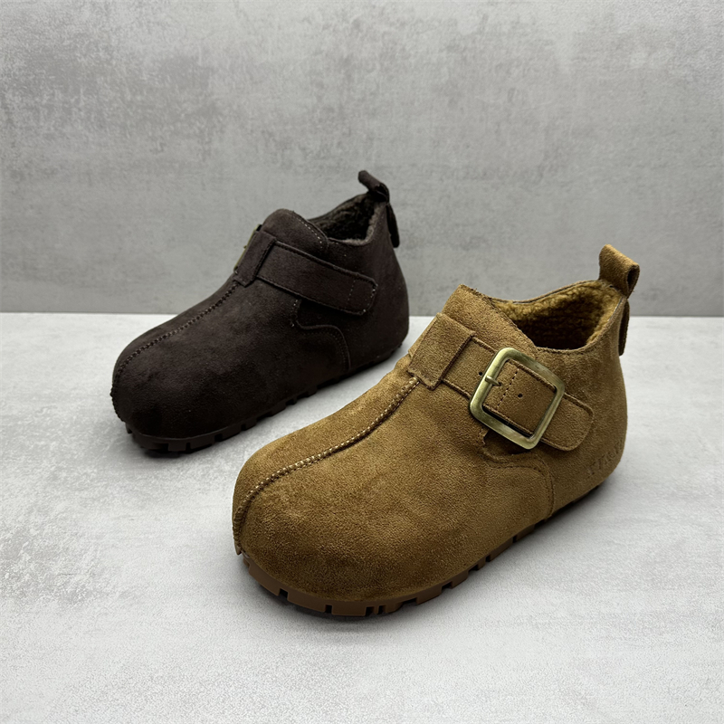 断码女款内增高加绒保暖勃肯棉鞋