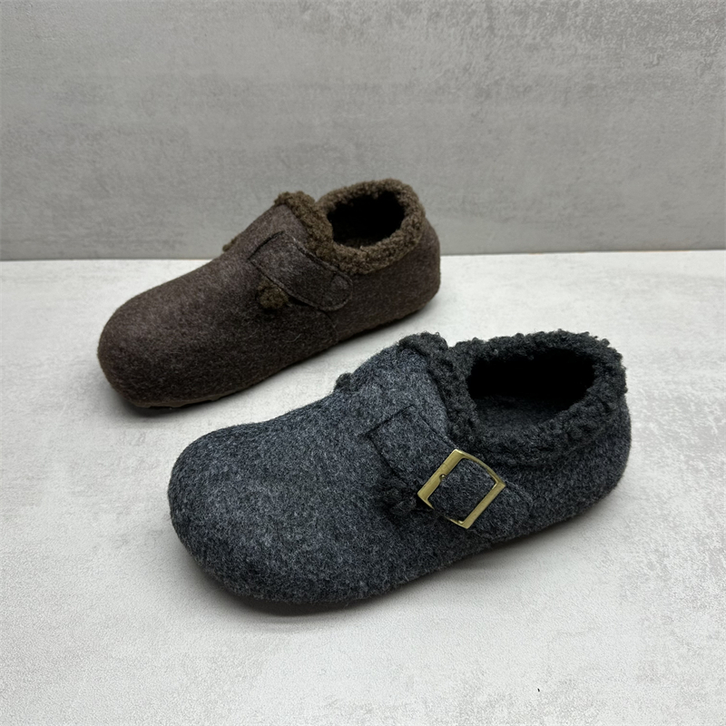 2025冬季新款韩版百搭保暖勃肯鞋