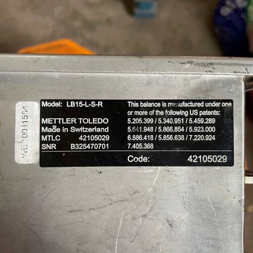 议价mettler toledo检重秤 LB15-L-S-R 实