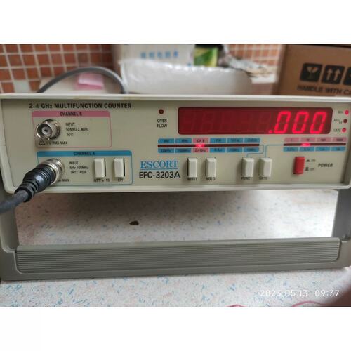 议价富贵EFC-3203A高精度频率计50MHZ-2.4G晶振频