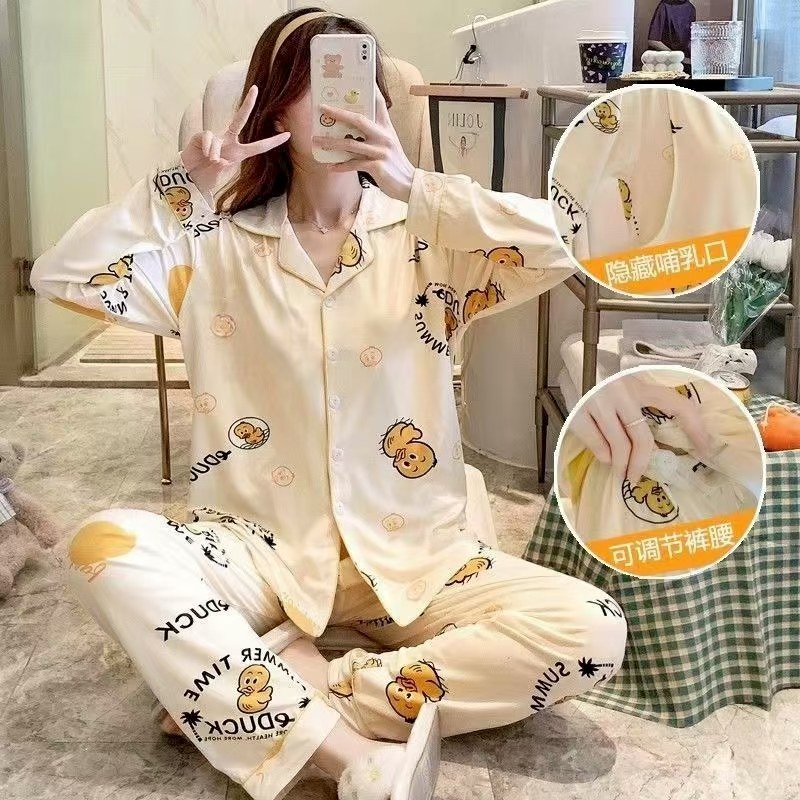春秋季月子服产后喂奶哺乳薄款