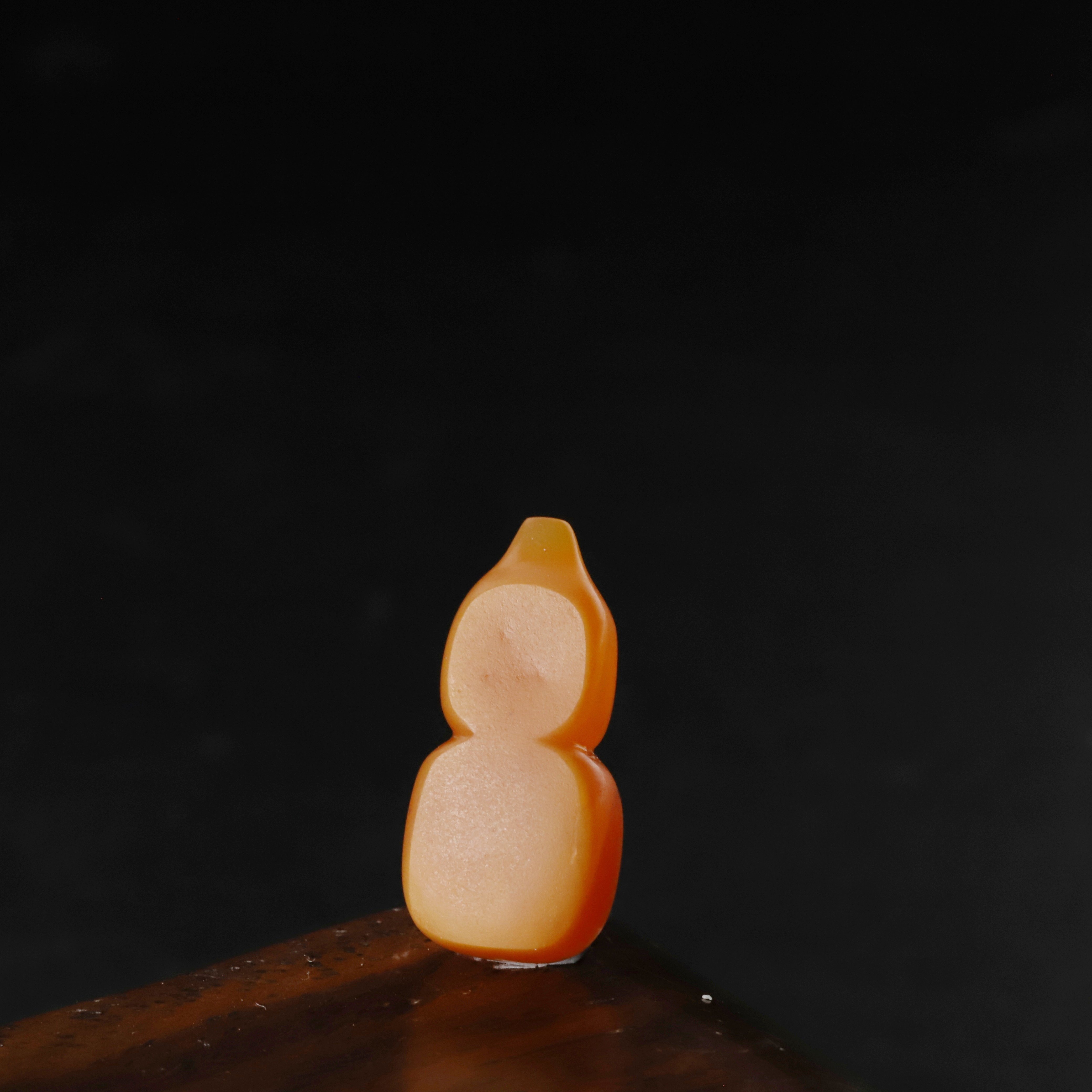 结缘3.7克新疆和田玉黄沁籽料葫芦白玉籽料挂件玉坠苏工无瑕疵