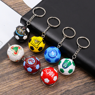 迷你足球钥匙扣利雅德新月吉达国民吉达联合英超纽卡斯尔若汉丁