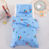 Детское одеяло для детского сада, детский комплект, хлопковый пододеяльник для сна, покрывало, 3 предмета, постельные принадлежности