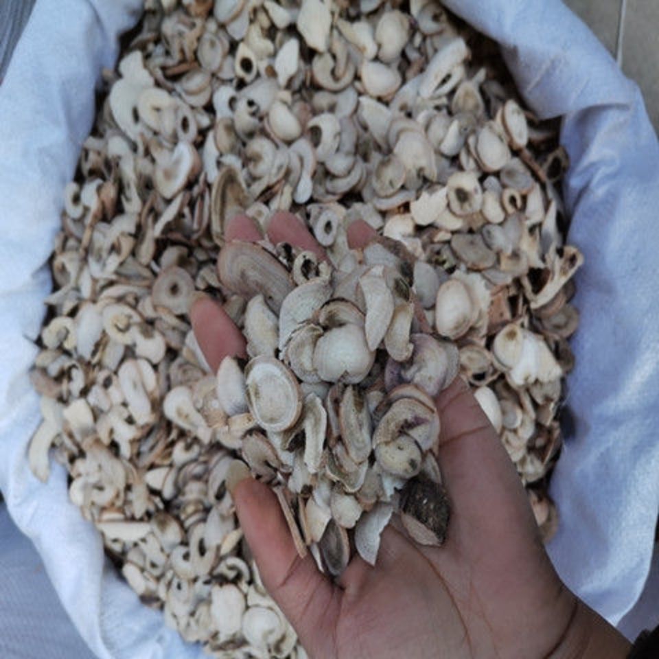 老白芍 中药材安徽 白芍小白芍白芍药白芍片500克2斤包邮白芍粉