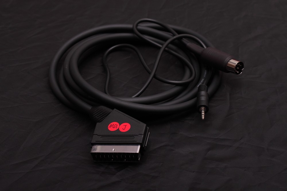 SEGA MD1 | 마스터 시스템 RGB-SCART 라인 컬러 모니터 및 XRGB 및 OSSC
