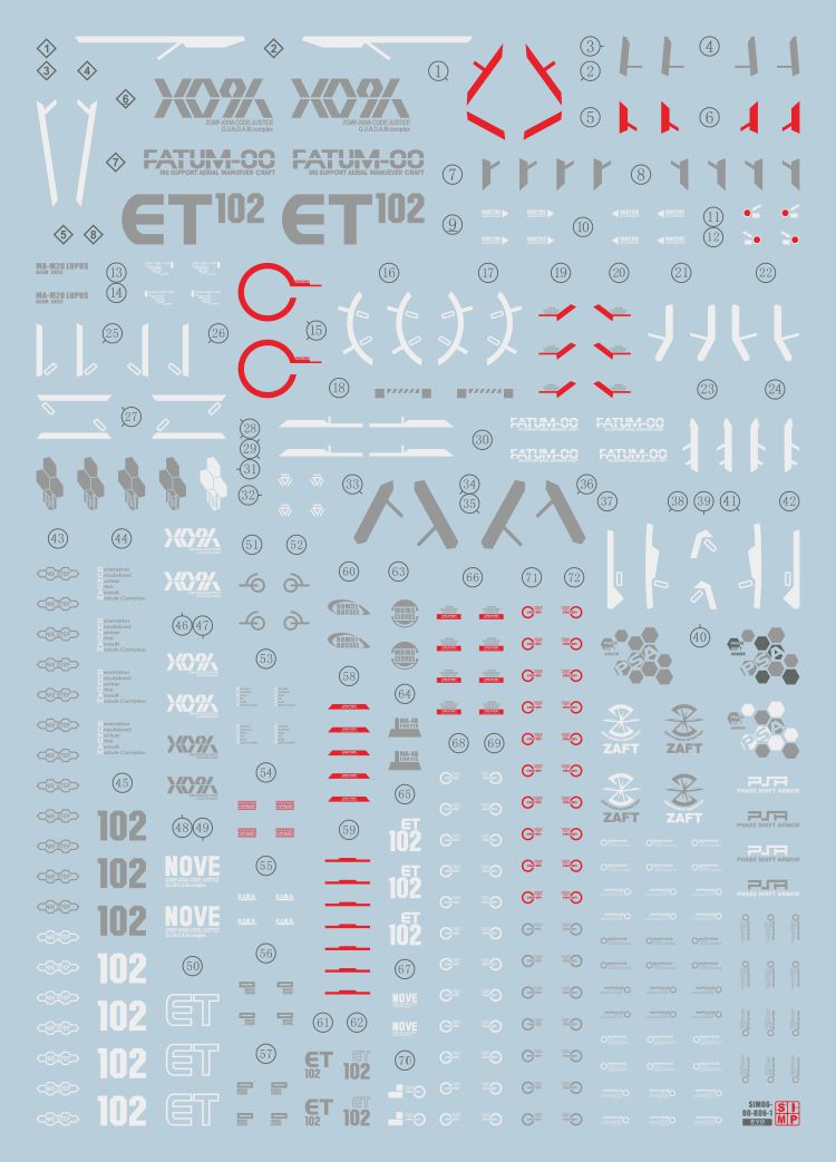 特价 【EVO】MG 1/100 ZGMF-X09A Justice Gundam 正义 模型 水贴