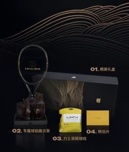 Wilson威尔胜金玄剑 礼品套装休闲球拍威尔逊专业碳素网球拍礼盒