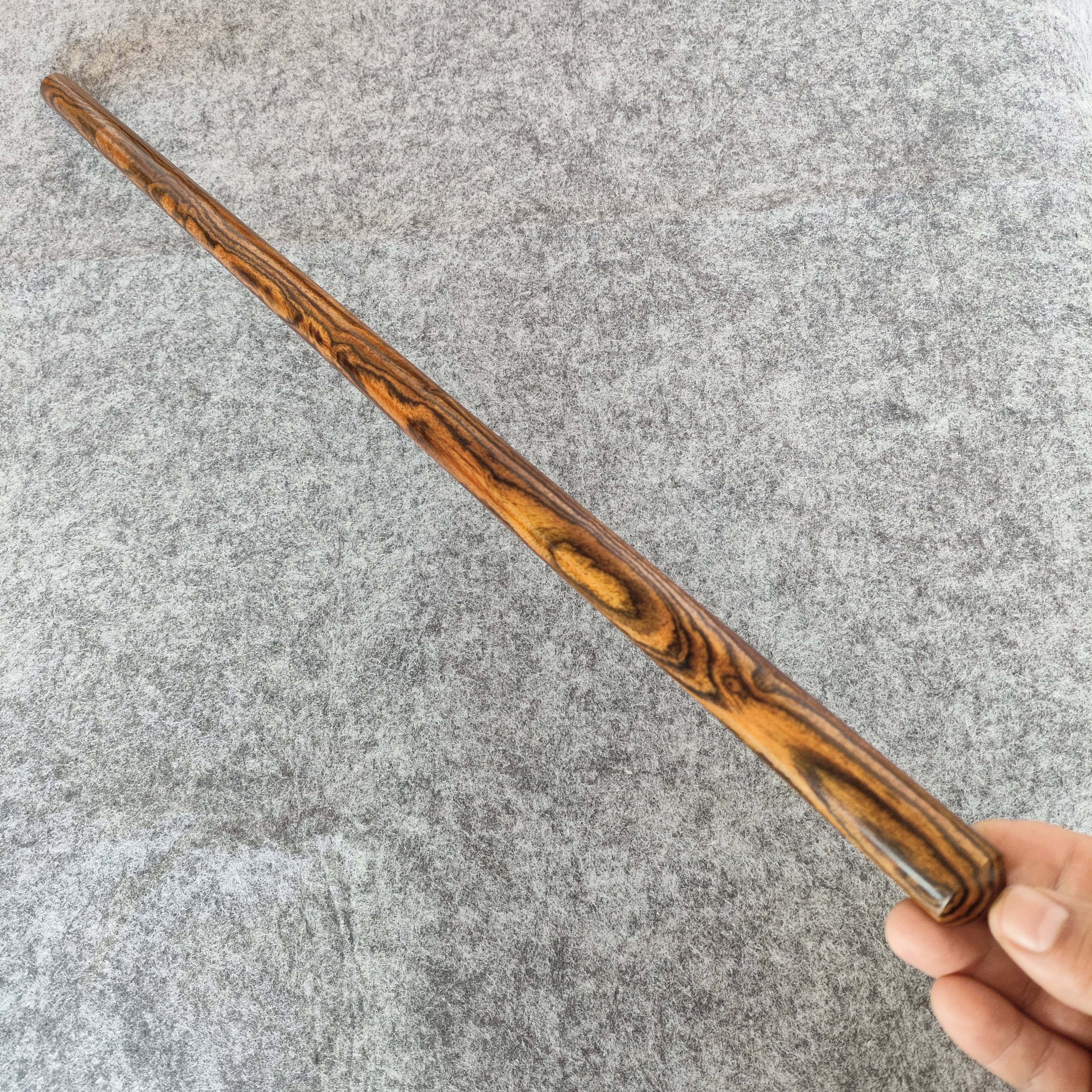 黄花梨木广场太极武术棍80厘米防身车载短棍严师教鞭教棍圆形戒尺