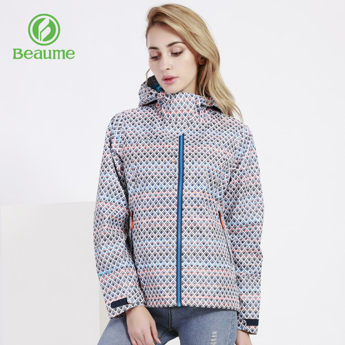 Beaume冲锋衣女单层薄款休闲夹克