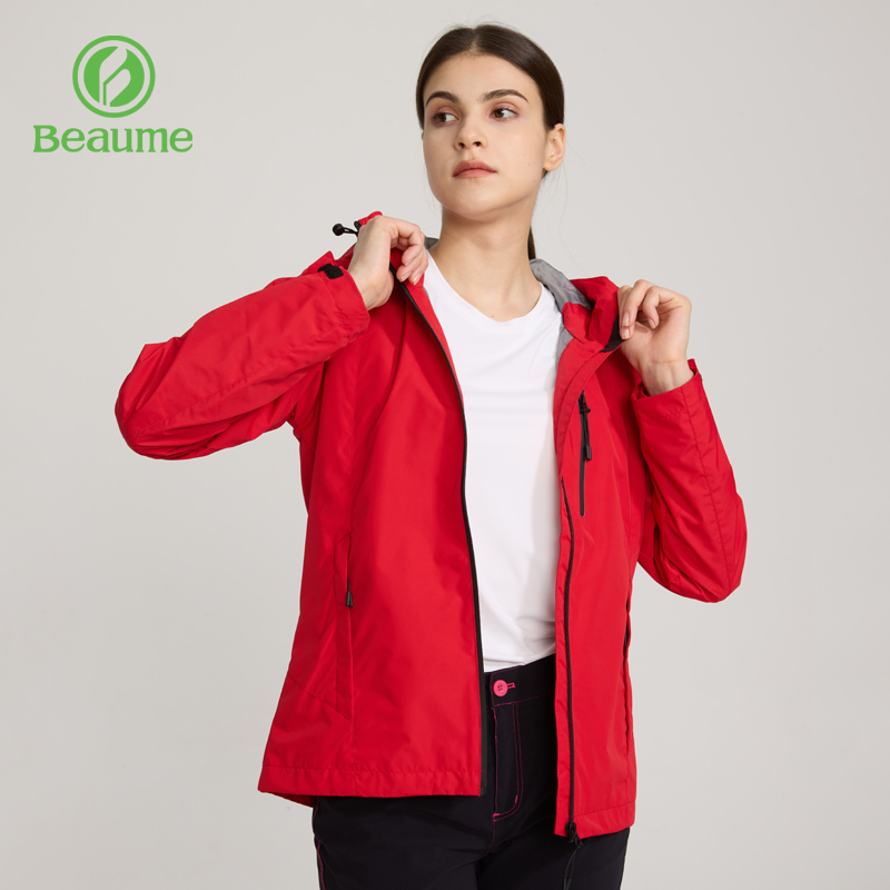 Beaume防风夹克女户外拒水登山服