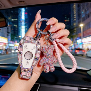 适用老款 glc260扣R级GLK300大G 奔驰钥匙套gla200车b200包gla180