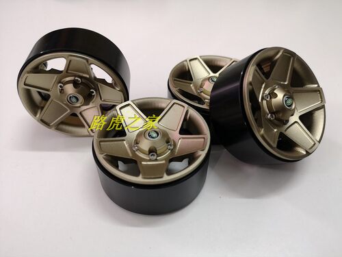 1/10 RC4WD1.9全金属锁胎免粘攀爬轮毂 路虎D90  D110 TRX4 SCX10