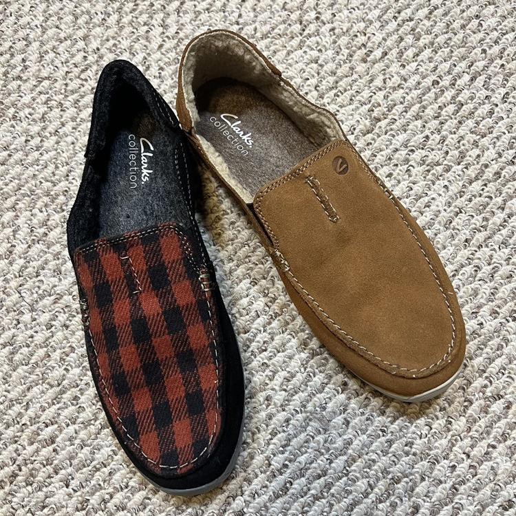 YANYAN美国代购 Clarks/其乐男士乐福鞋轻便舒适休闲一脚蹬懒人鞋