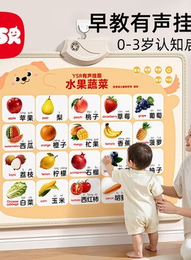 宝宝早教有声挂图启蒙发声认知