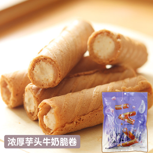 盛香珍脆捲蛋捲网红零食140g台湾