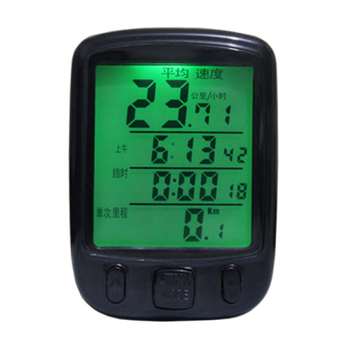 SD-563A自行车骑行码表公路测速里程表 山地车夜光记速表装备配件