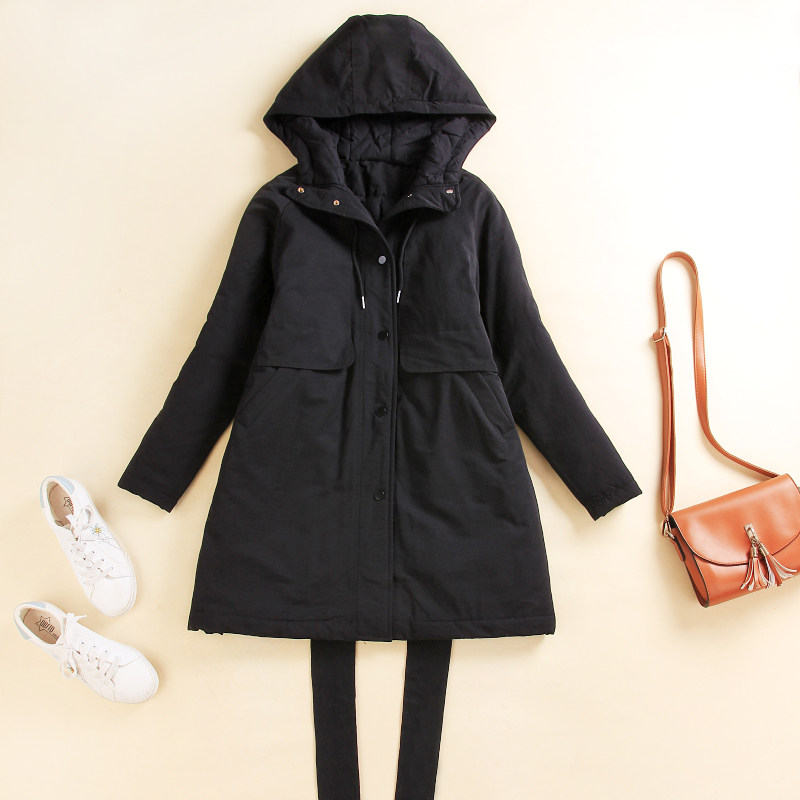 中长款连帽棉衣女装冬季新款韩版宽松显瘦加厚保暖夹棉派克服外套,女装/女士精品,棉衣/棉服,淘宝优惠券,粉丝福利购,淘宝优惠卷
