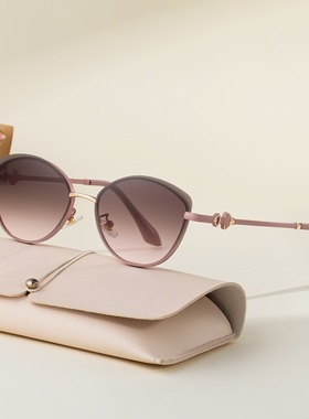 2025新款欧美时尚猫眼太阳镜女潮流户外街拍墨镜女跨境shades