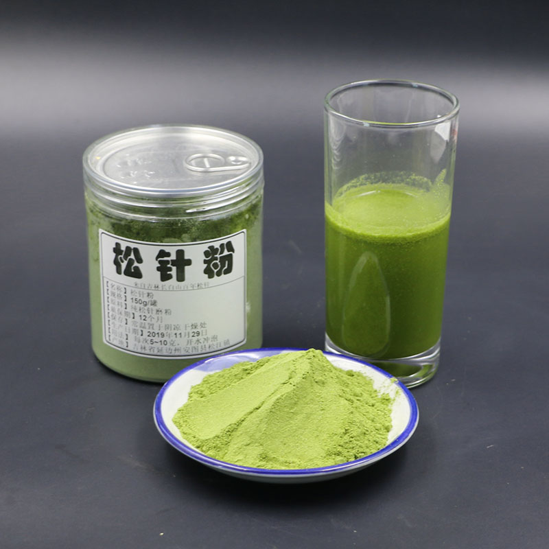 长白山野生松针粉 松叶粉 松针茶 新鲜现磨食用松针粉药用150g/罐 传统滋补营养品 养生茶 原图主图