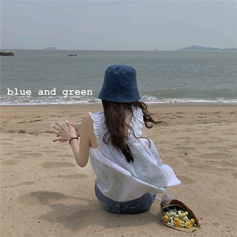 Summer new youth sweet tie dyed sling