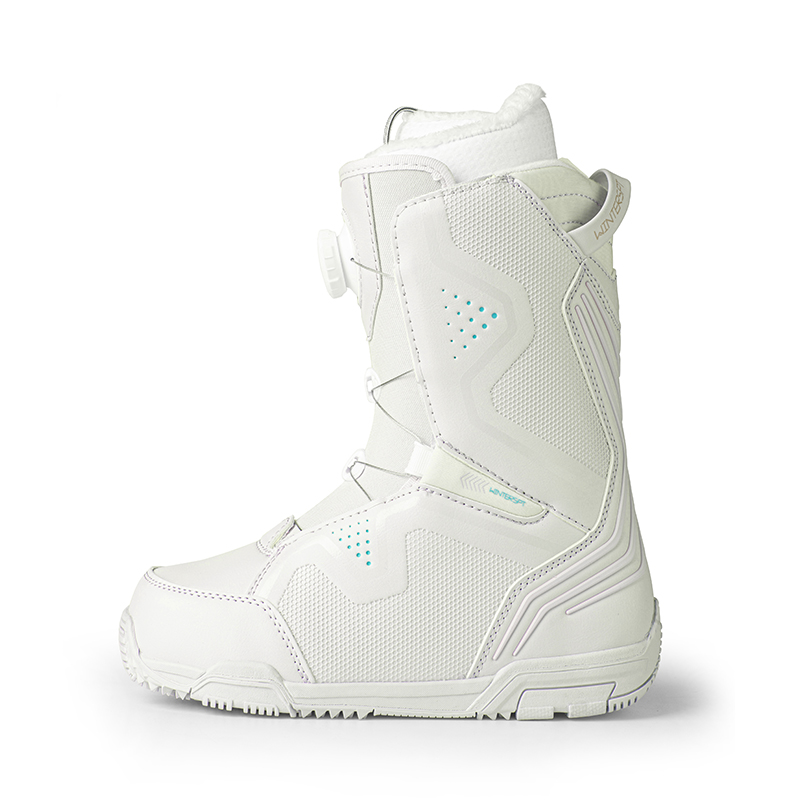 新品WS单板滑雪鞋 钢丝扣快穿单板滑雪靴 平花刻滑防水单板鞋全地