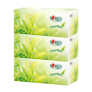 心相印茶语经典宽幅H200盒装抽纸抽取式200抽面巾擦手纸巾12盒2层