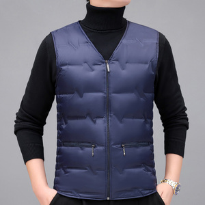 2024新款冬季男士羽绒马甲保暖背心中老年内穿轻薄羽绒服内胆马夹