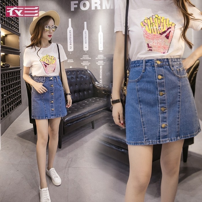 ÒÂáêÕýÆ·2018°ëÉíȹÏÔÊݰüÍÎÅ£×Ð×Öȹ ¶Ìȹ¸ßÑüA855пîÏļ¾º«°æ