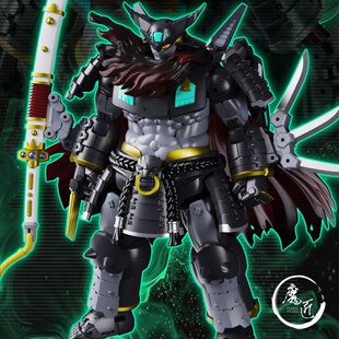 钢铁浪漫制造所 超机列传 SRL-02 盖塔烬鬼 黑盖塔 成品 魔匠模型