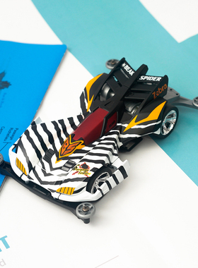 田宫四驱车 喷涂 还原 全田19439 19408 蜘蛛王斑马号 魔匠模型