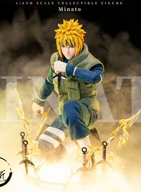 RocketToys 波风水门 黄色闪光 火影忍者疾风传 1:6兵人 魔匠模型