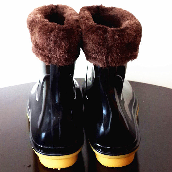 Chaussures - bottes caoutchouc homme pour hiver - semelle tendon - Ref 970518 Image 4