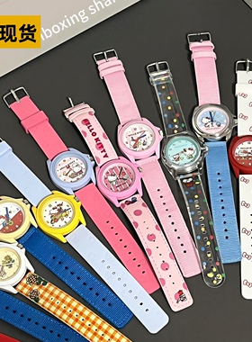 萌趣三丽鸥HelloKitty凯蒂猫童趣时光系列手表盲盒KT猫送女生礼物