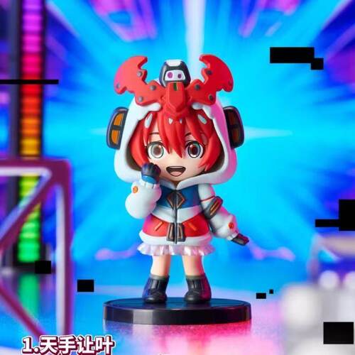 正版万代机动战士高达 GQuuuuuuX Pajamars系列盲盒桌面摆件礼物