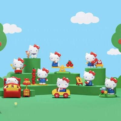 TOPTOY凯蒂猫盲盒Hello Kitty经典重现系列手办摆件周边生日礼物