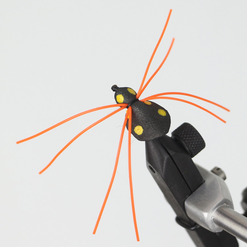 飞钓钩飞蝇钩路亚饵鱼饵水面假饵甲虫仿生软饵波爬浮水波扒假饵