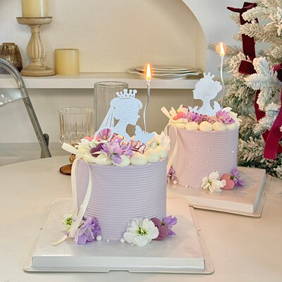 网红三八女神节蛋糕装饰3.8女王亚克力插牌Queen插件烘焙甜品摆件