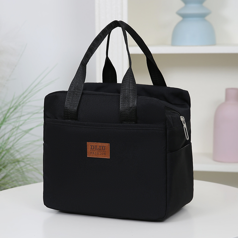 新款牛津布铝箔保温层便当带饭盒