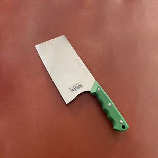 丰力分色不锈钢分色菜刀学校幼儿园厨房生熟刀彩色柄切分色刀包邮