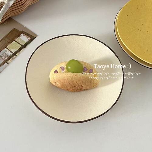 ins风高颜值陶瓷甜品盘子餐具