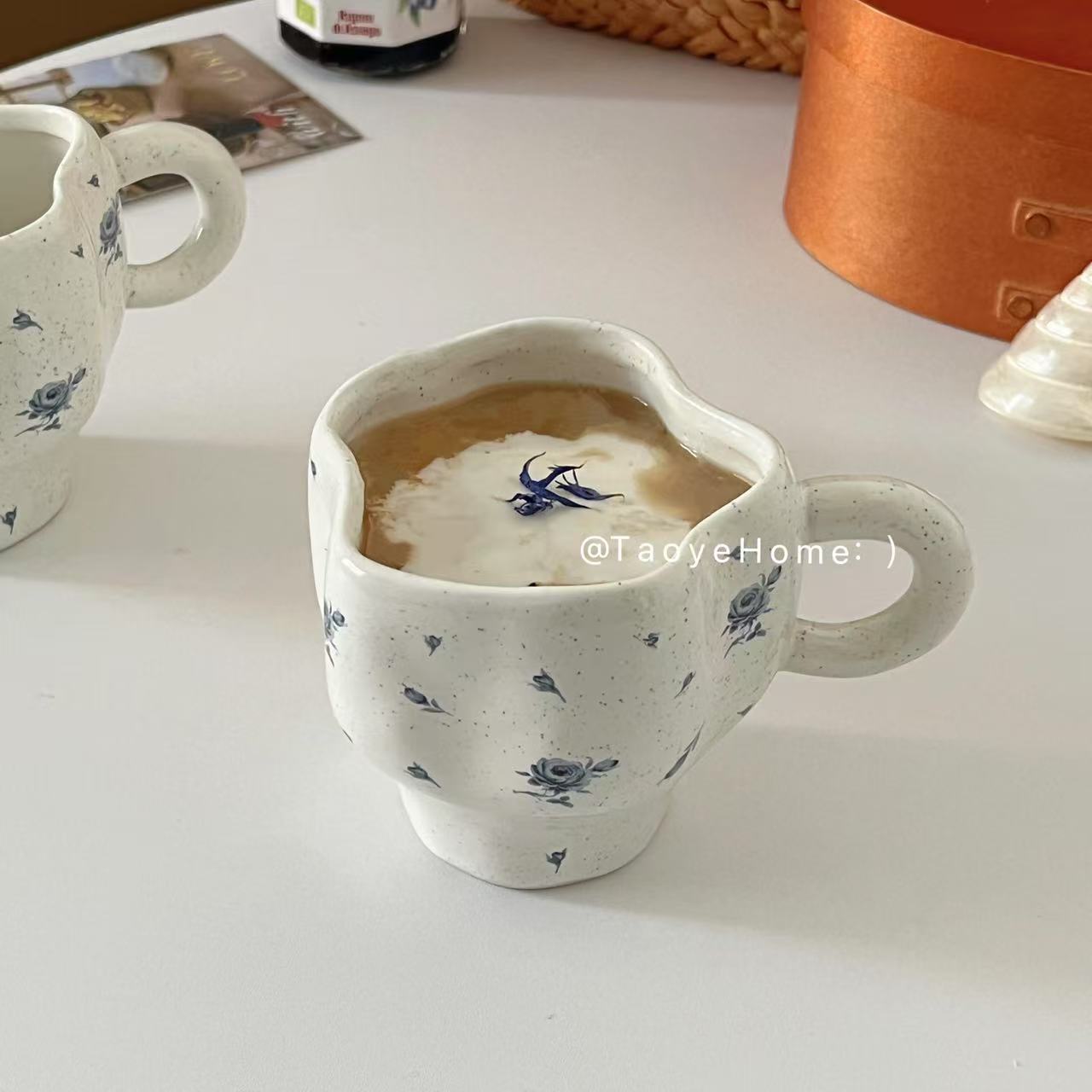 复古陶瓷咖啡杯水杯子小众礼物