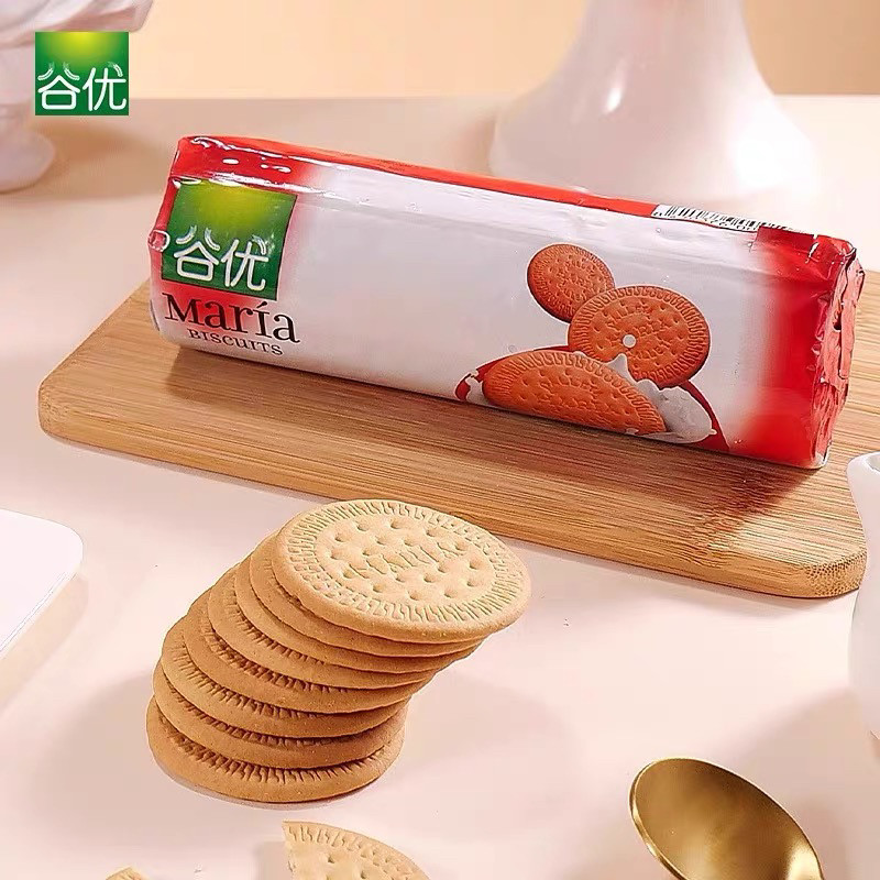 谷优玛丽亚饼干200g 西班牙进口木糠杯芝士蛋糕消化饼干烘焙原料