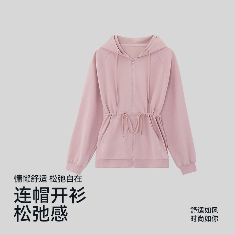 初秋长款大摆宽松收腰户外运动跑