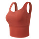 跨境健身宽肩带运动内衣外穿背心式 防震聚拢跑步透气瑜伽文胸专业
